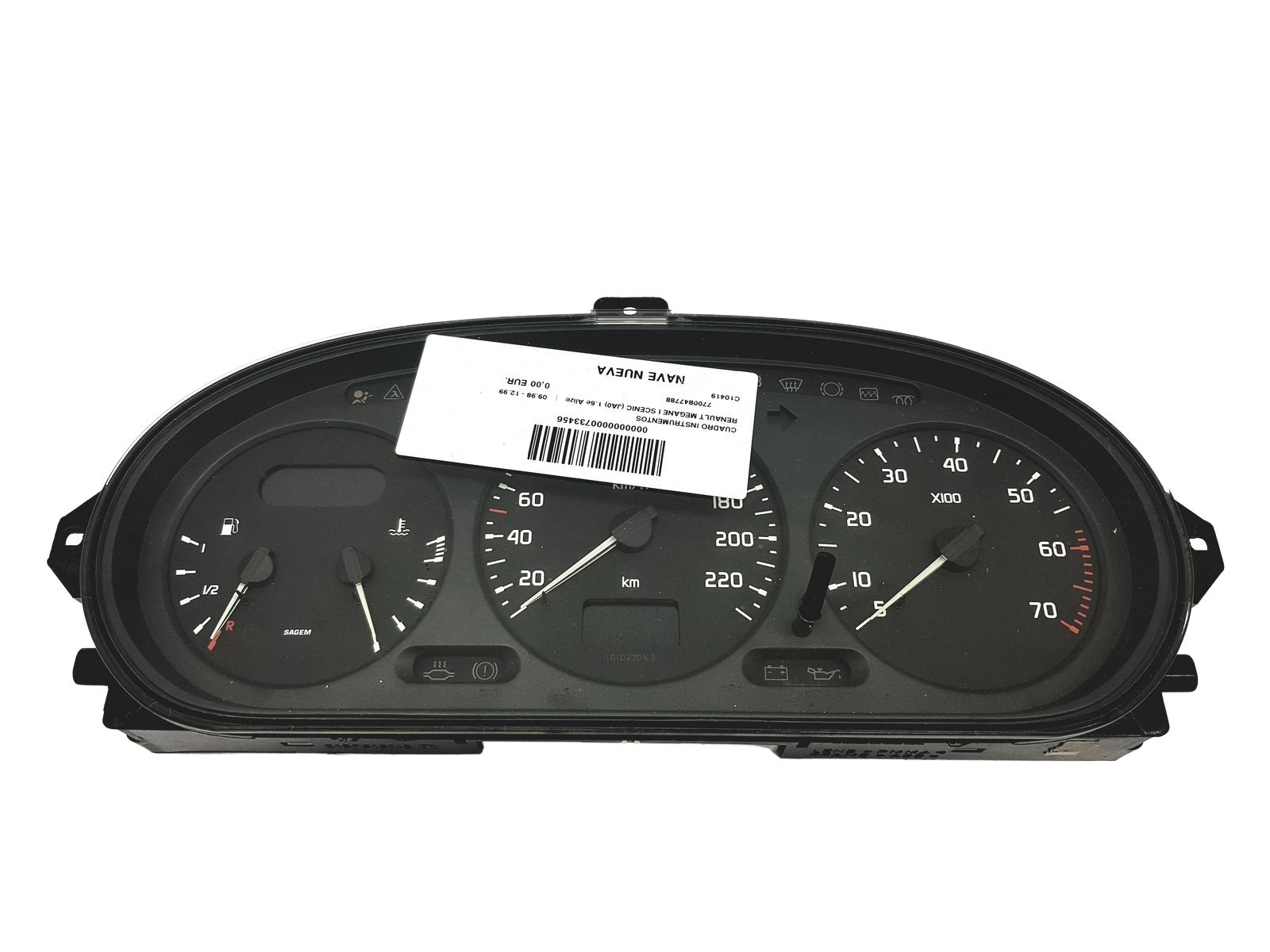 Nopeusmittari Renault Scenic 1 Megane 1 7700847788 G 55521 main product photo
