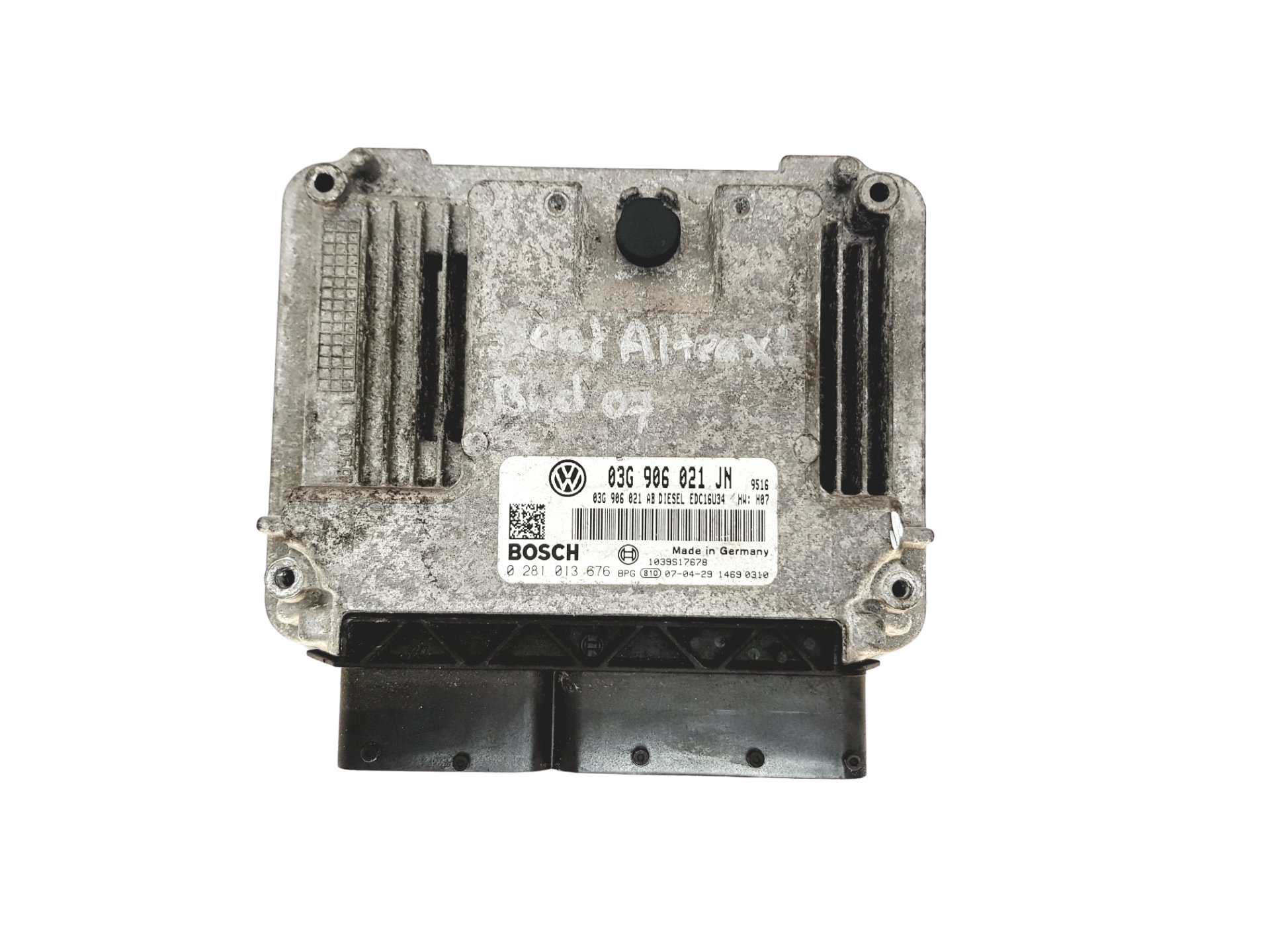 Ohjausyksikkö 03G906021JN 0281013676 VW Bosch main product photo