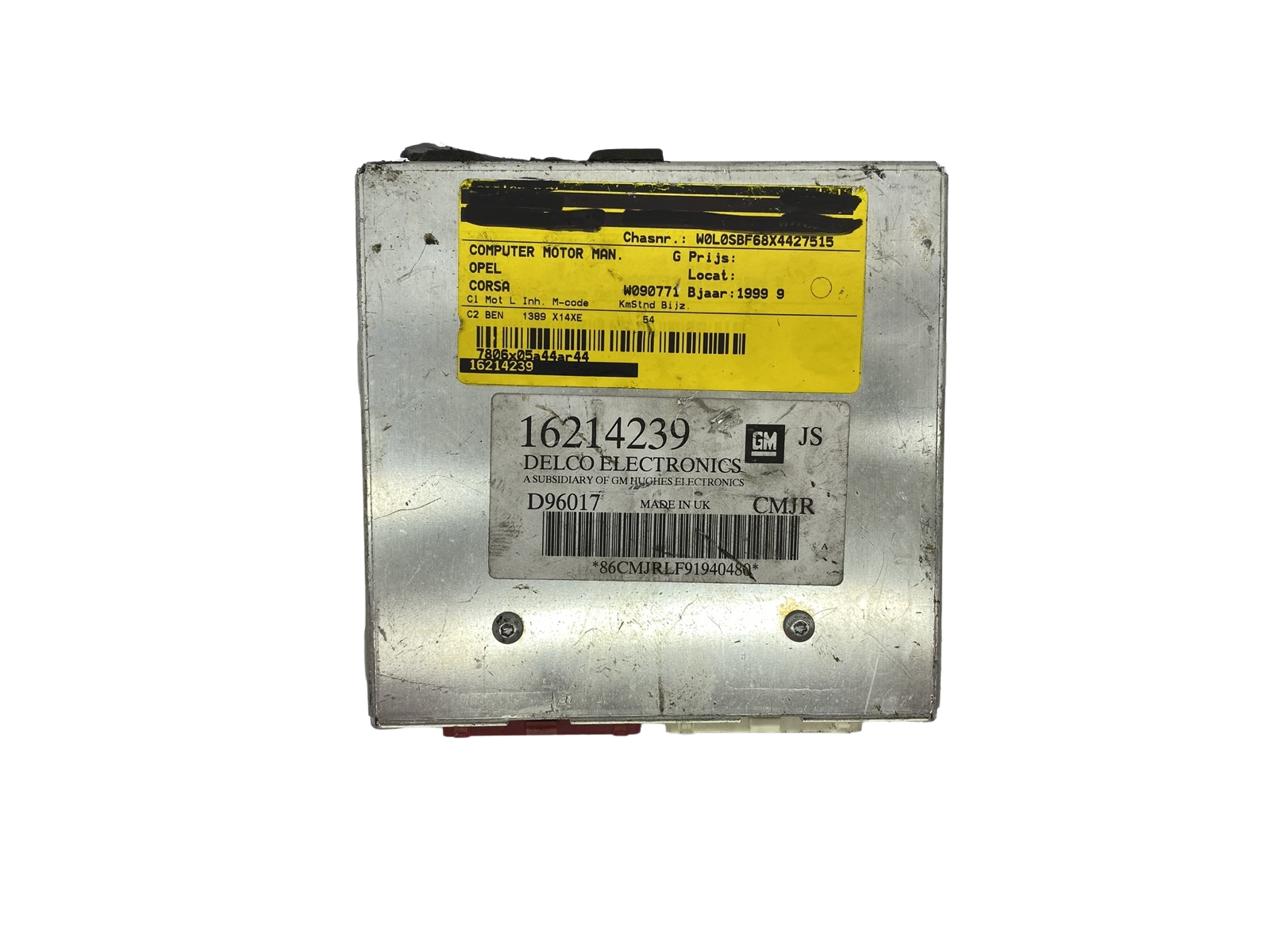 Ohjausyksikkö 16214239 JS D96017 BZKW Opel Delco GM 56957 main product photo