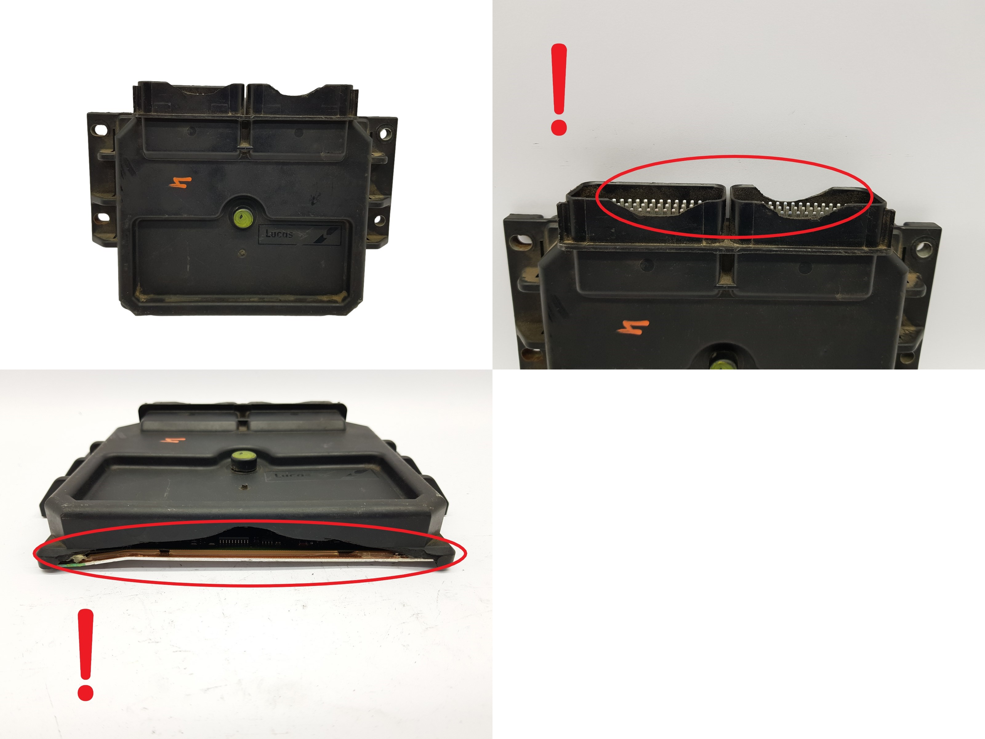 Ohjausyksikkö 7700114876 7700111549 R04010030F 80837F Renault Lucas 3859 main product photo