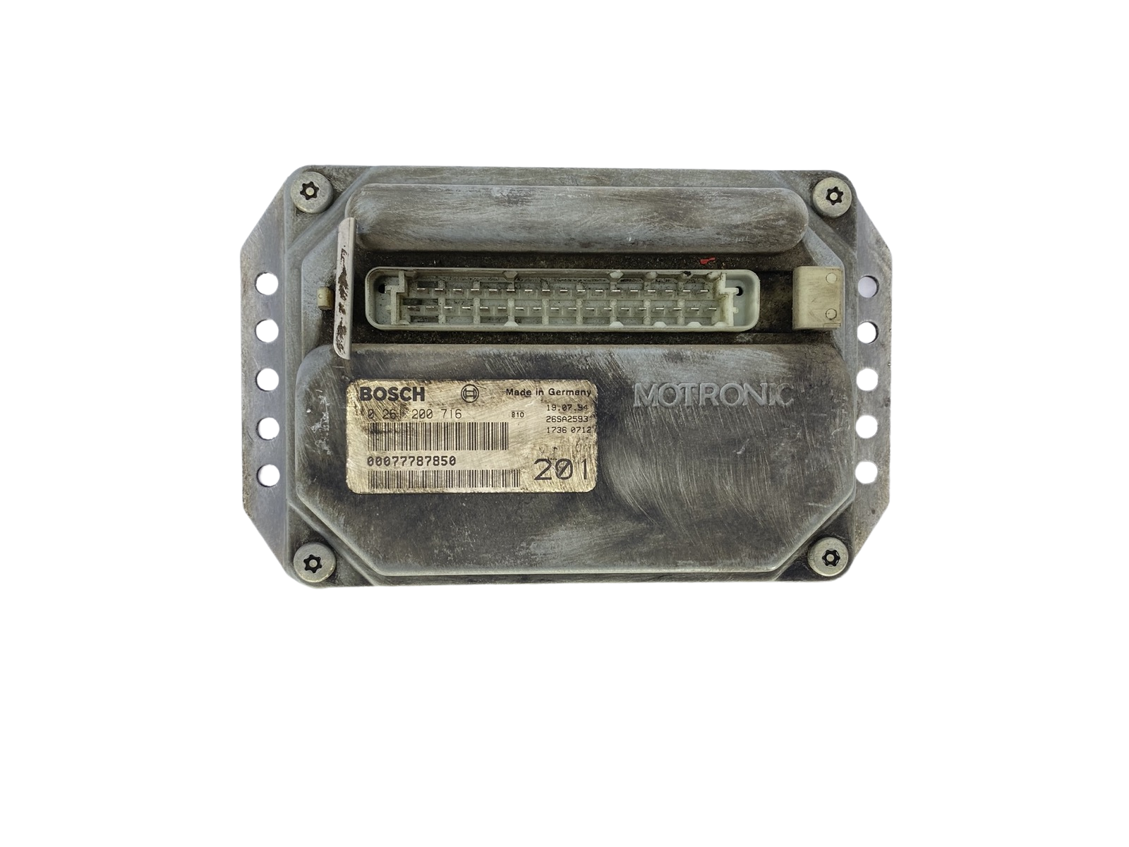 Ohjausyksikkö 0261200716 00077787850 Fiat Lancia Bosch 55256 main product photo