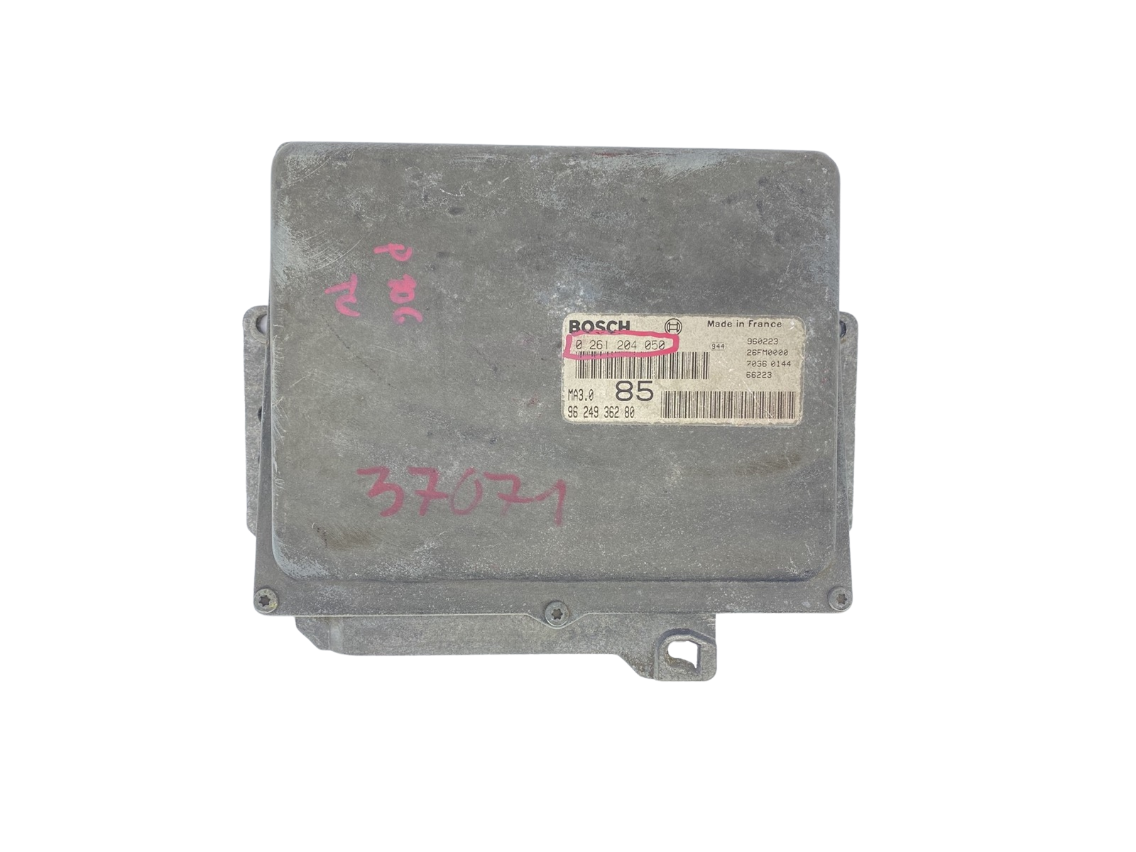 Ohjausyksikkö 0261204050 9624936280 MA3.0 85 PSA Bosch 58768 main product photo