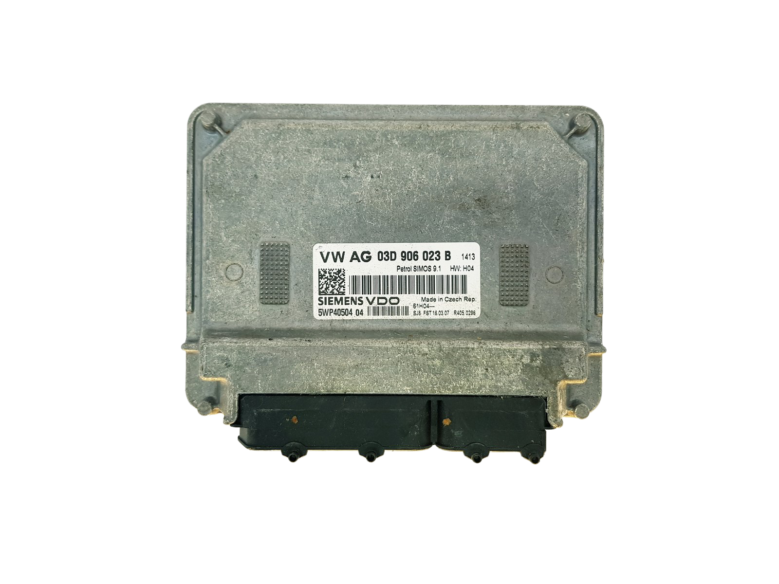 Ohjausyksikkö 03D906023B 5WP40504 04 VW Seat Siemens 32477 main product photo