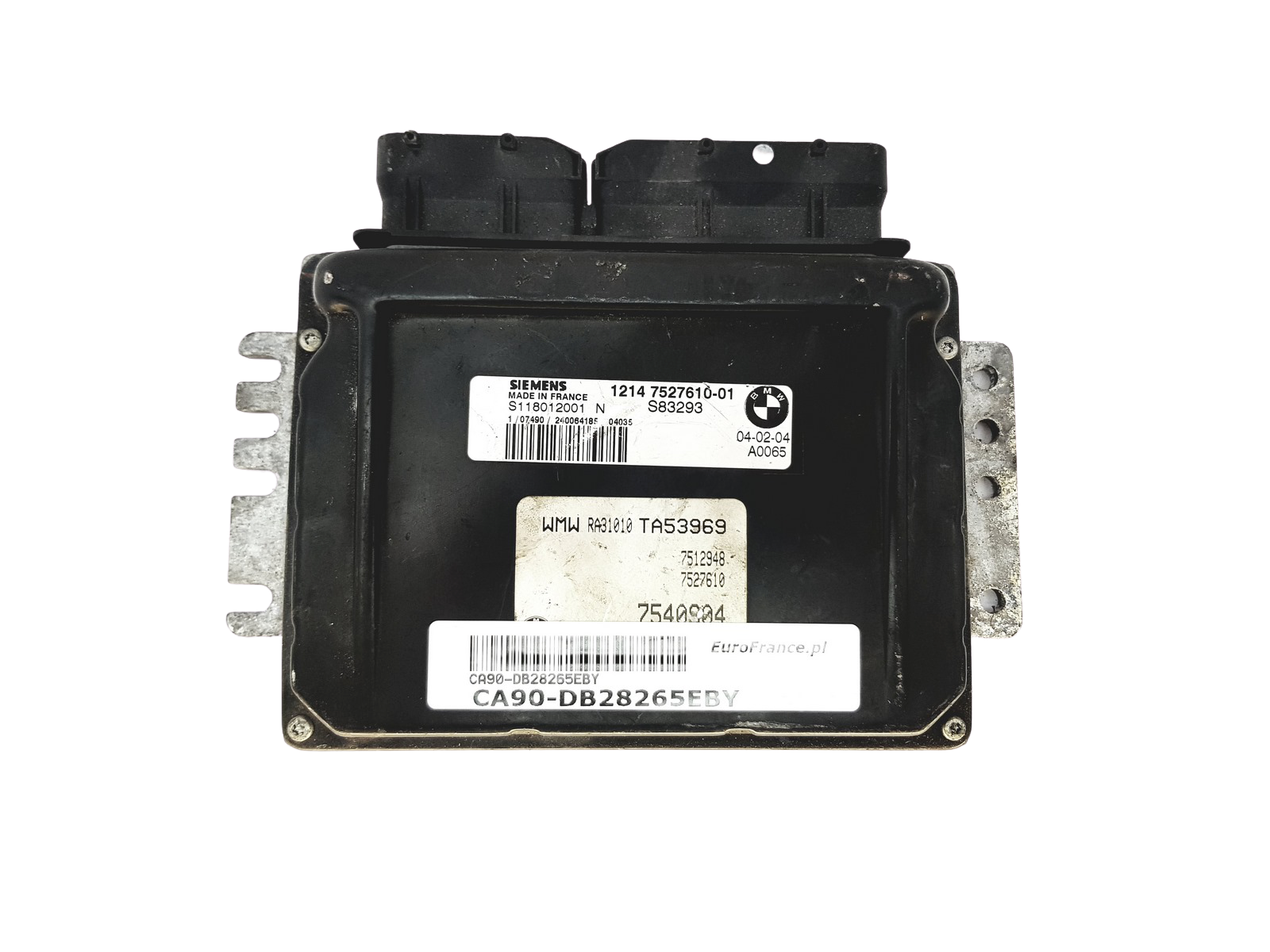 Ohjausyksikkö Mini 1214 7527610-01 S118012001N Siemens 28265 main product photo