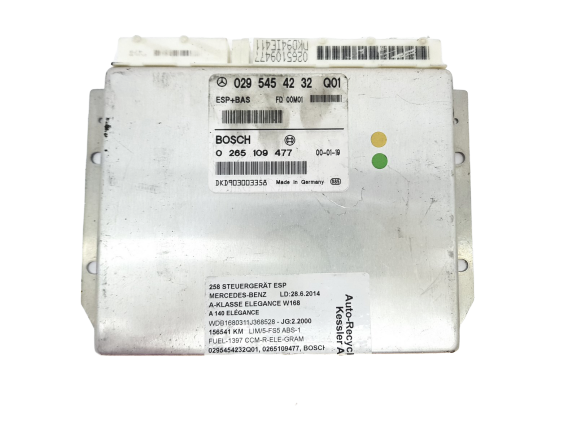Ohjausyksikkö 0295454232Q01 0265109477 Mercedes Bosch 20561 main product photo