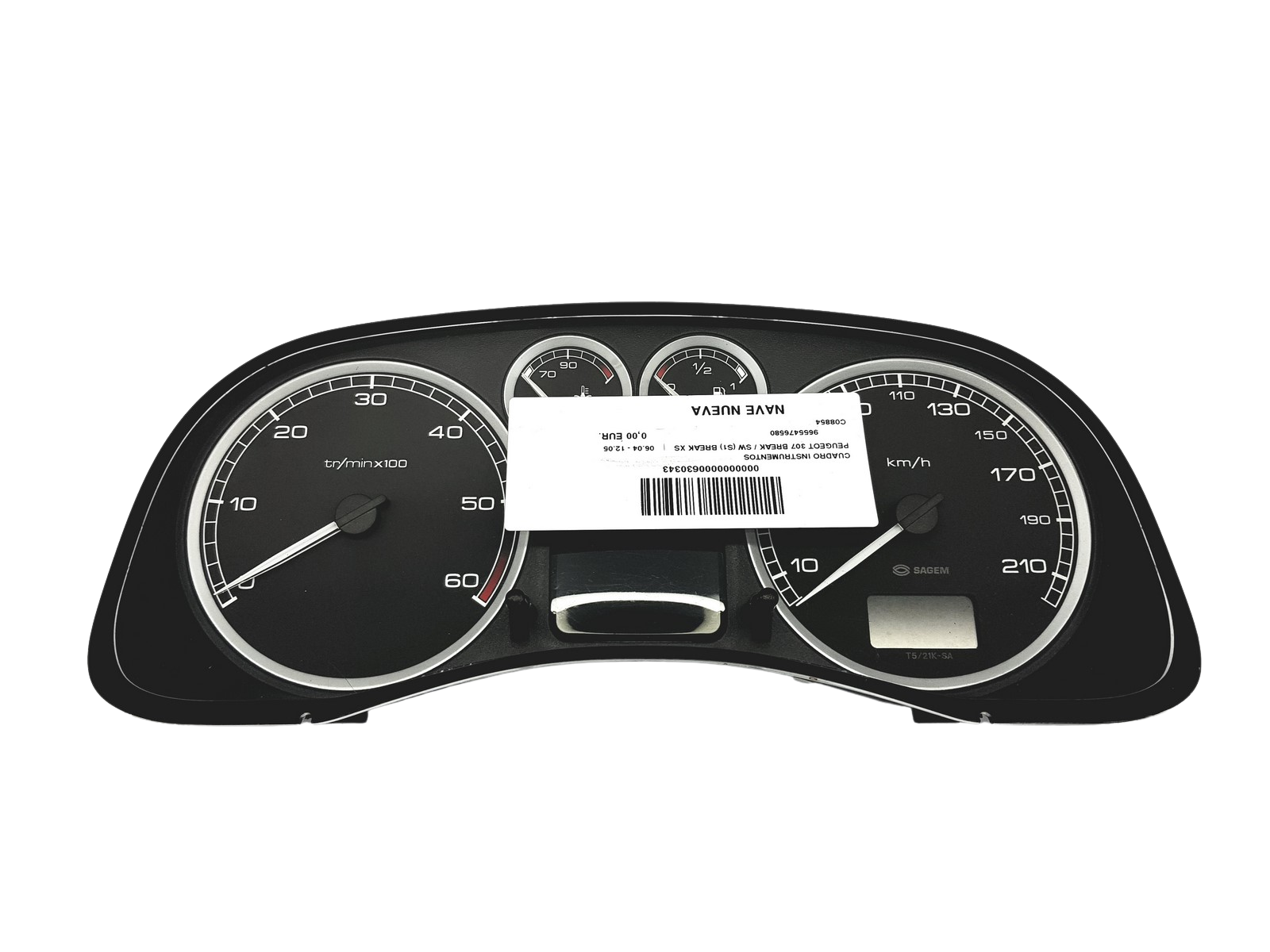 Kierroslukumittari Peugeot 307 9655476580 G00 57047 main product photo