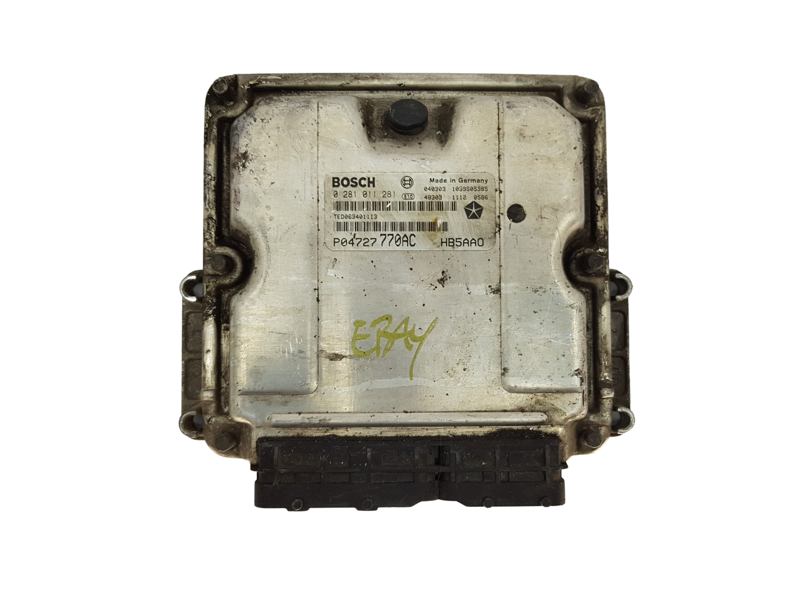 Ohjausyksikkö 0281011281 P04727770AC HB5AAO Chrysler Bosch main product photo