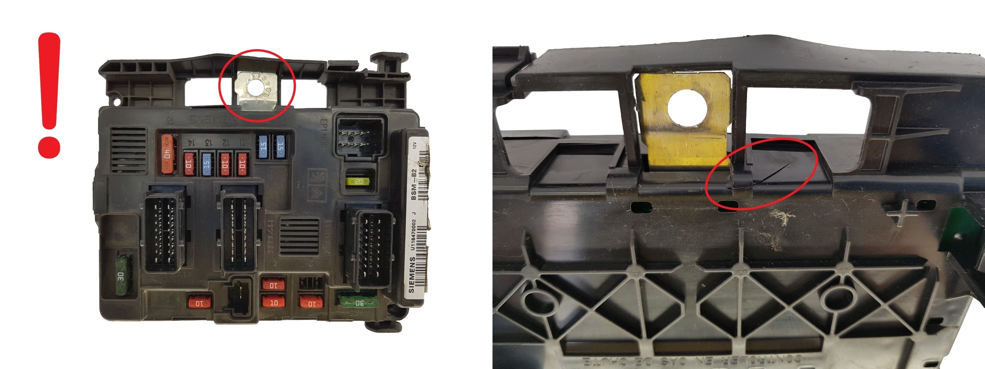 Ohjausyksikkö BSM-B2 9650618580 U118470002J PSA Siemens 1522 main product photo
