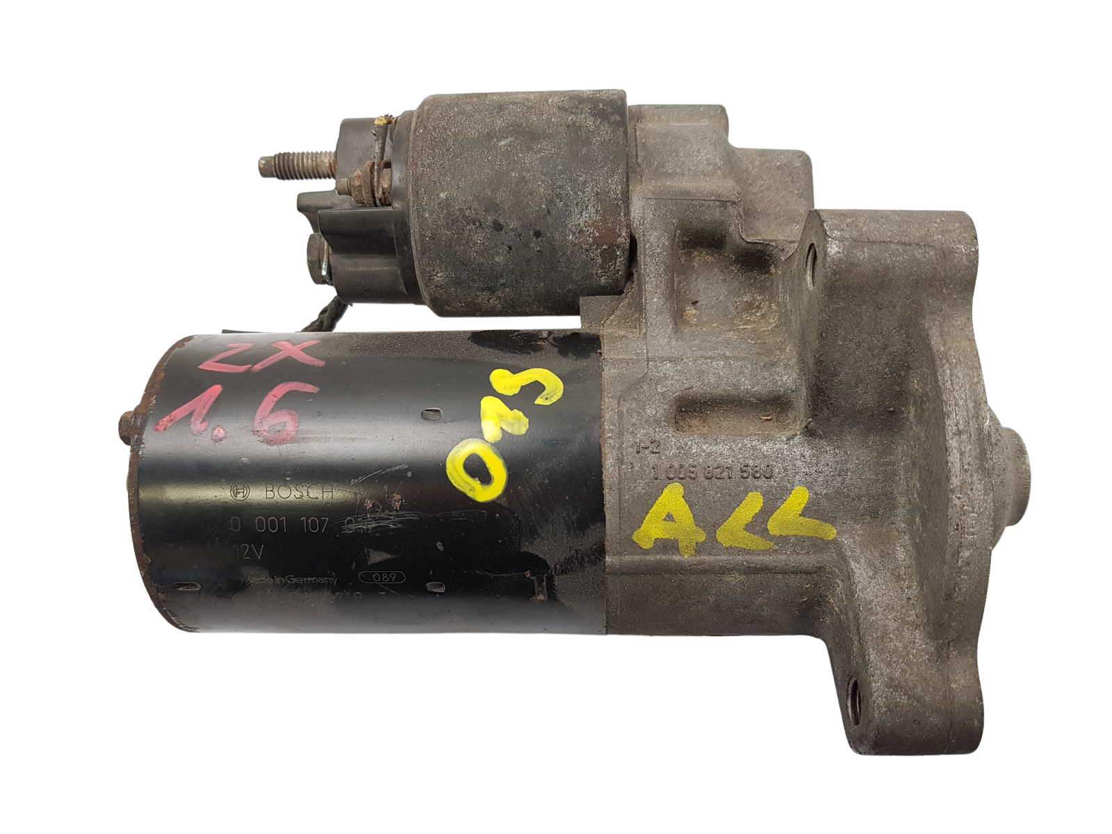 Käynnistin Citroen Peugeot 0001107019 5802E4 1.6 1.8 Bosch 1452 main product photo