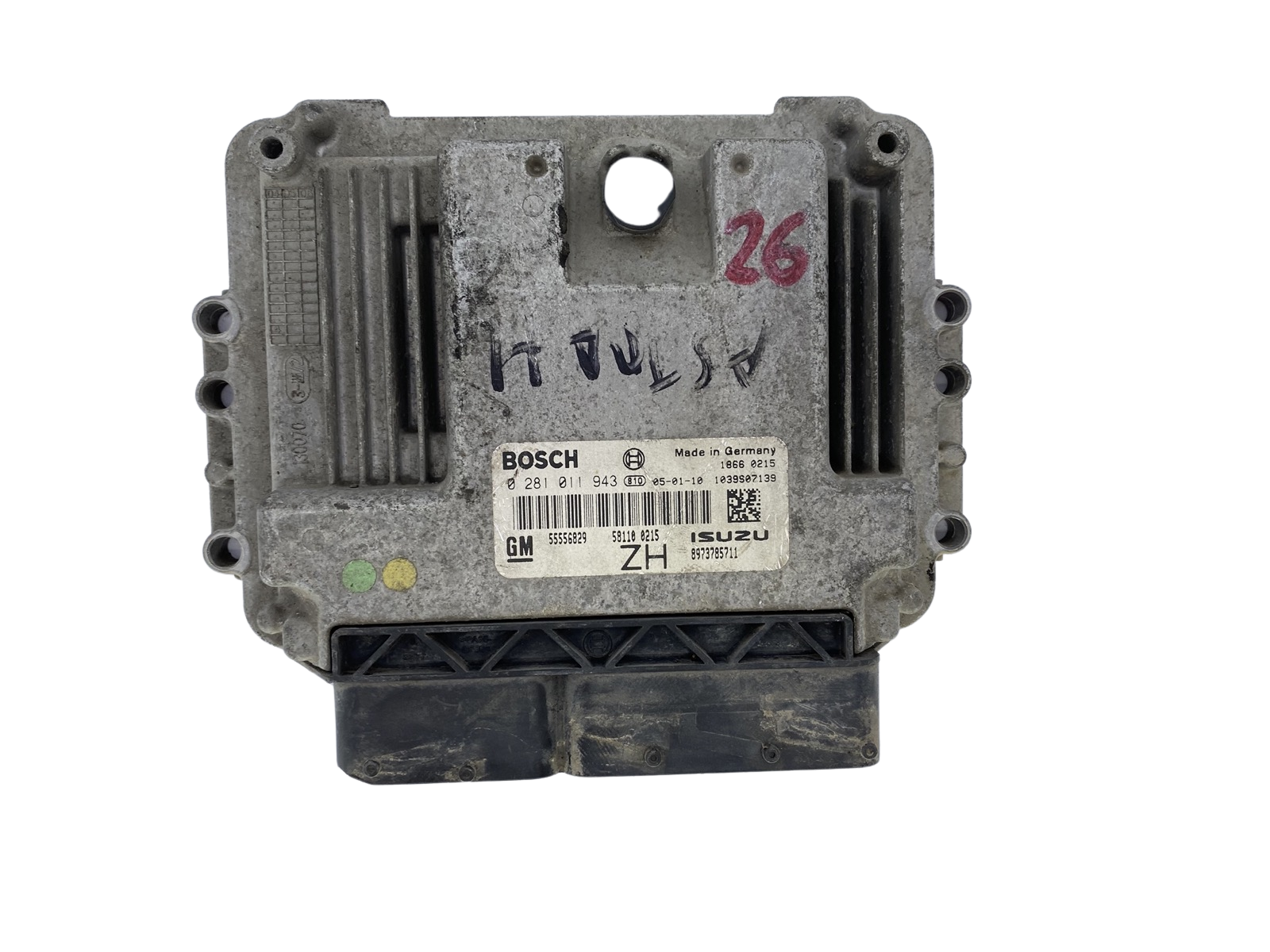 Ohjausyksikkö Opel 0281011943 55556829 8973785711 Bosch GM Isuzu 52385 main product photo